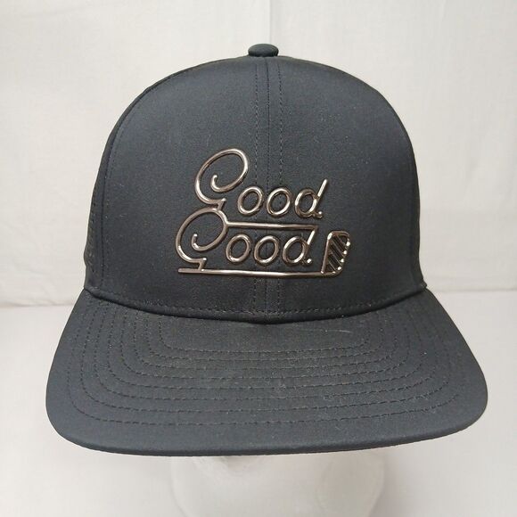 Good Good Golf Other - Good Good Golf Hat Cap Snap Back Black Logo Outdoor Golfer Performance NWT